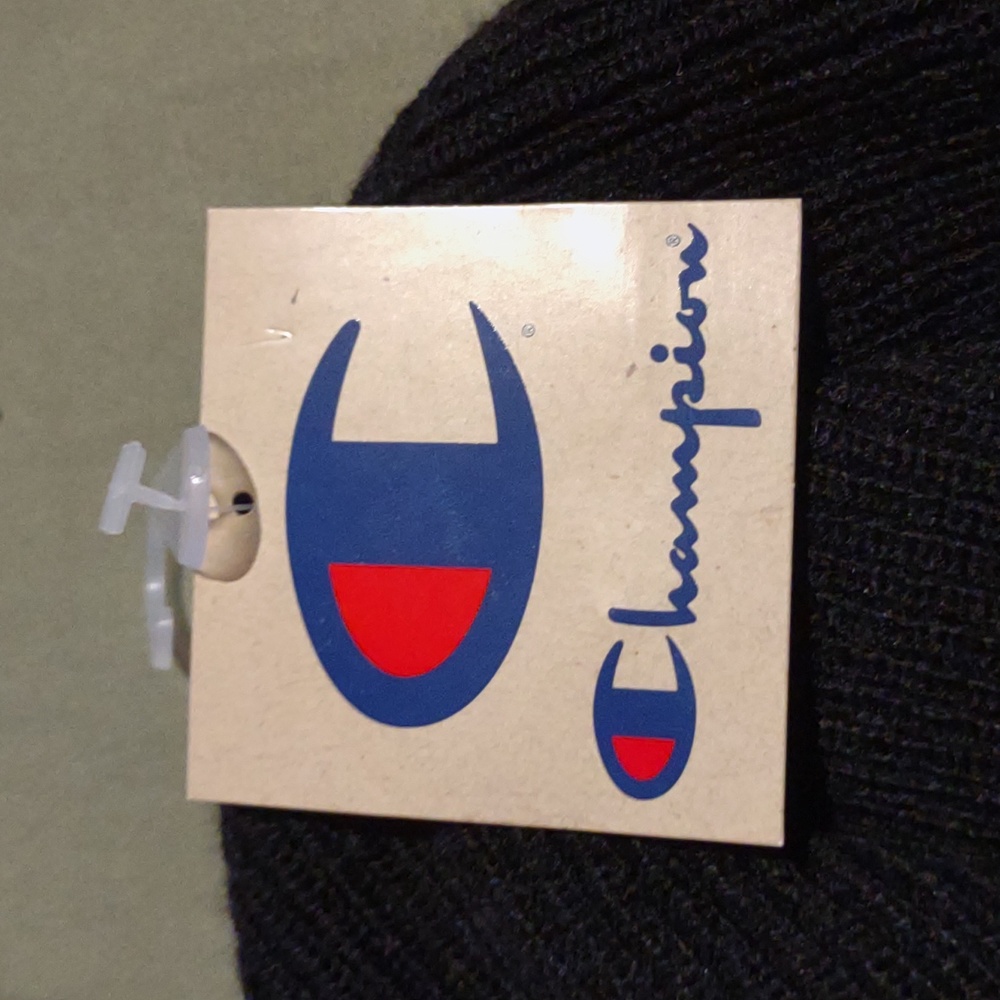 1 NWT Champion cuffed Beanie with Script. - Picture 2 of 4